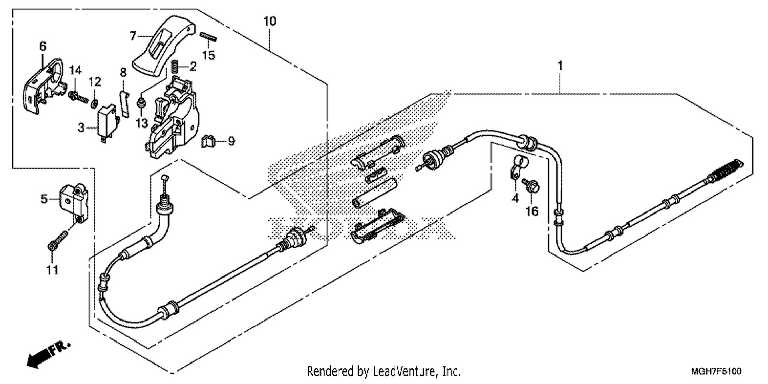  PARKI NG BRAKE LEVER