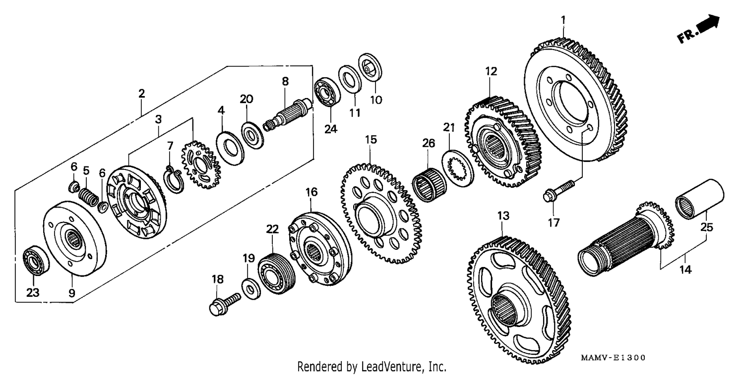PRIMARY DRIVE GEAR
