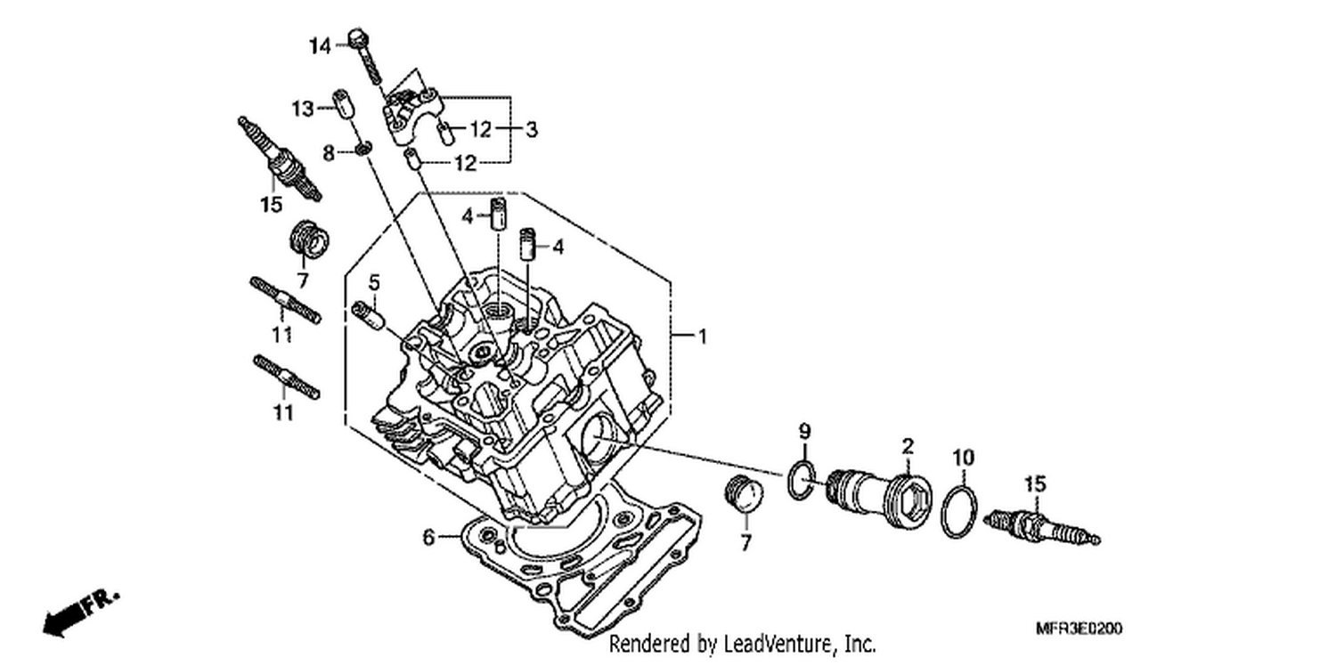  FRONT CYLINDER HEAD