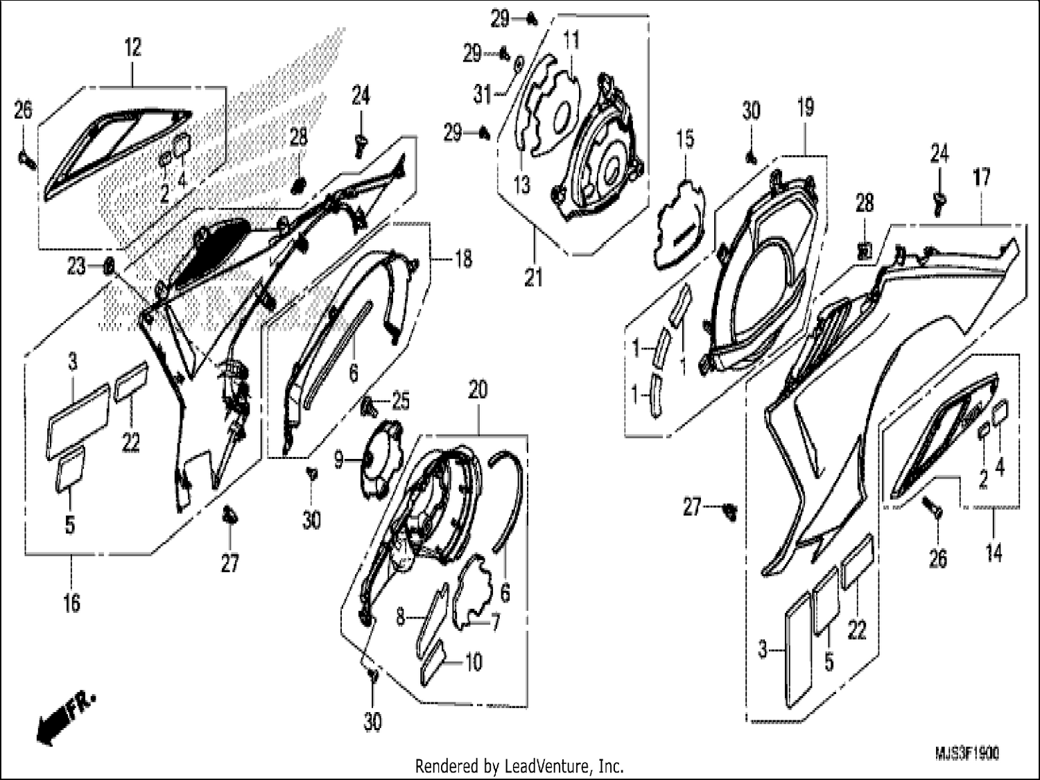  ENGINE COVER/SIDE PANEL