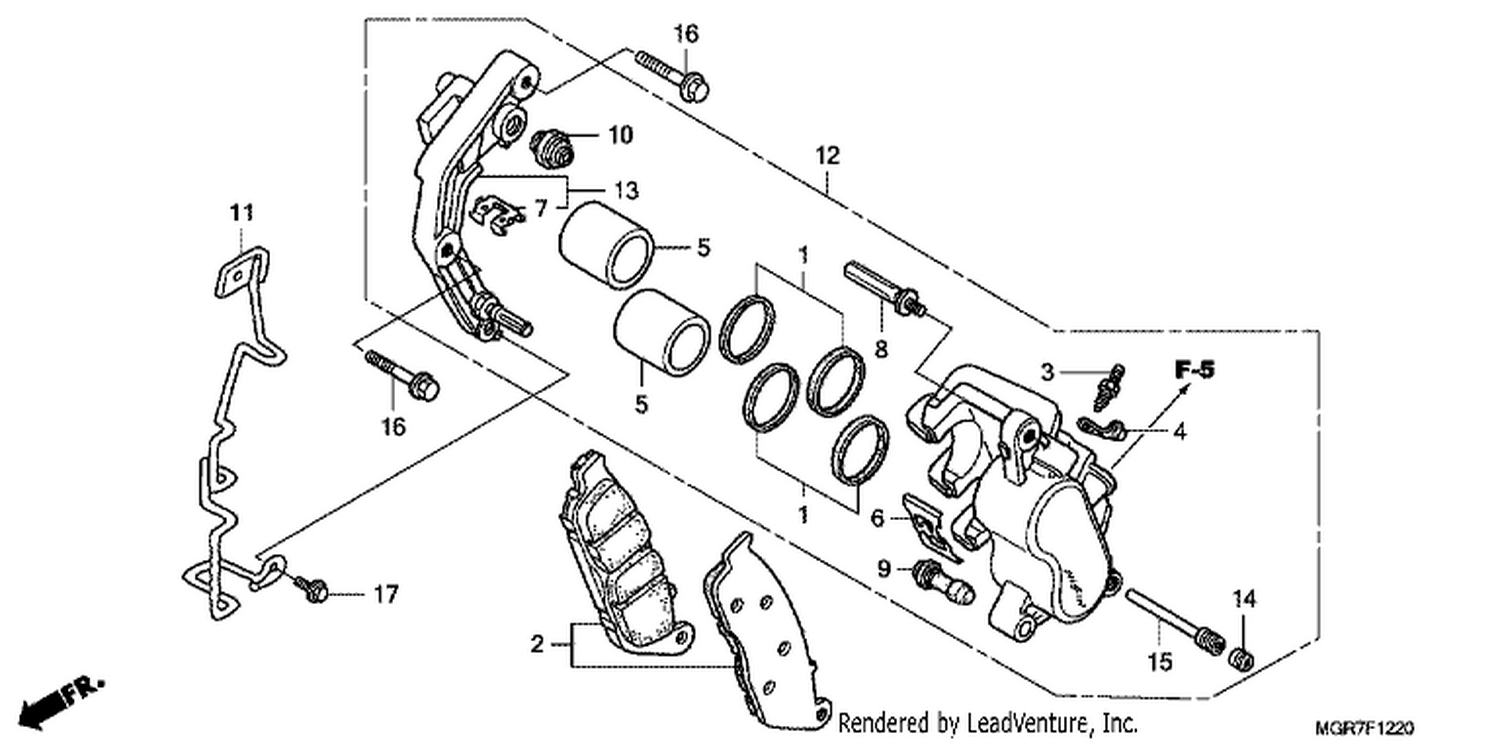 20 FRONT BRAKE CALI PER