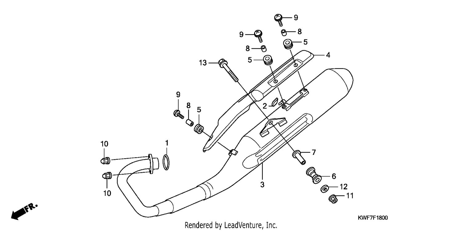 EXHAUST MUFFLER