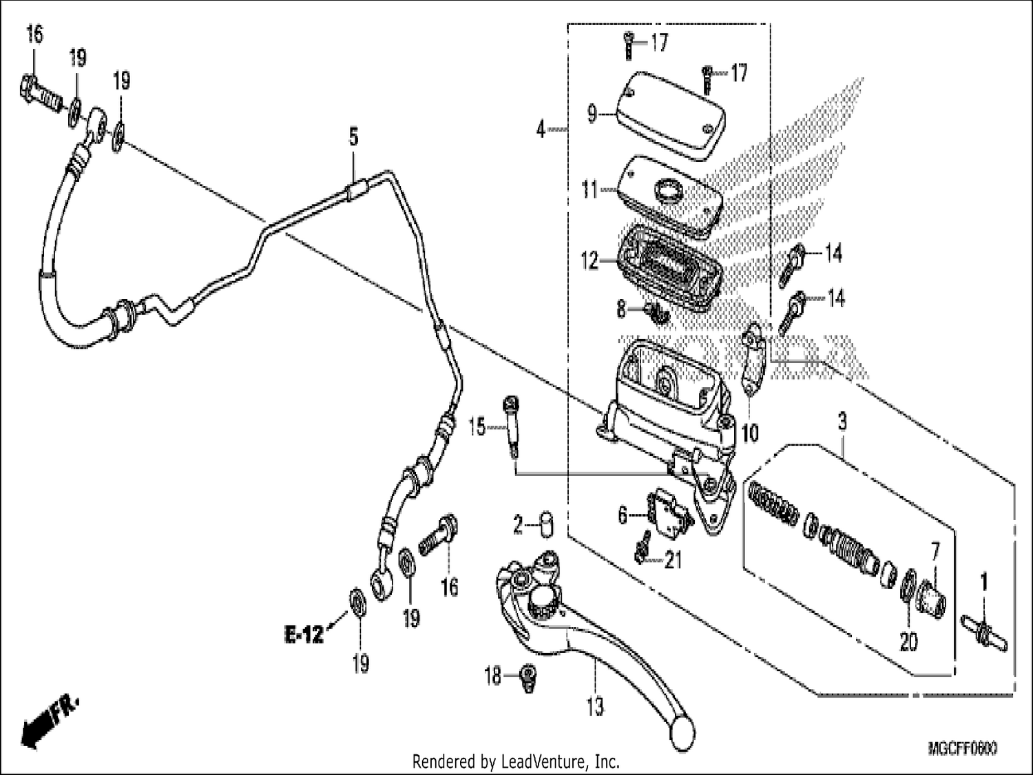  CLUTCH MASTER CYLINDER