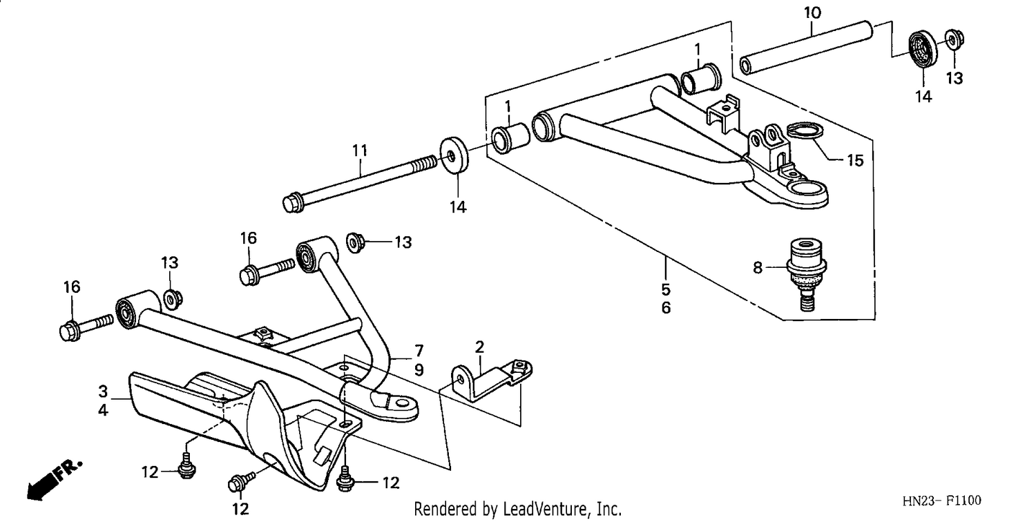 FRONT ARM (TRX500FA1/2/3/4)