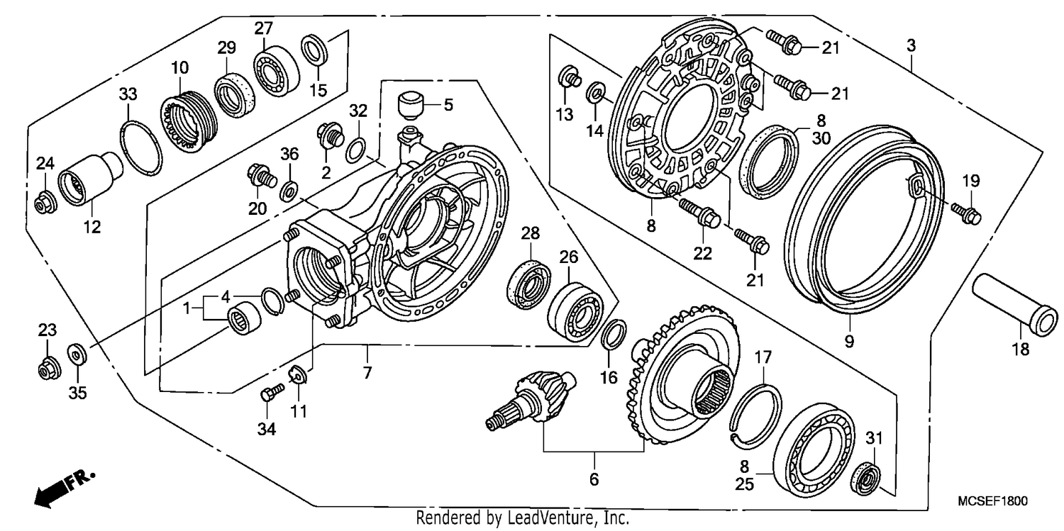FINAL DRIVEN GEAR (ST1300)