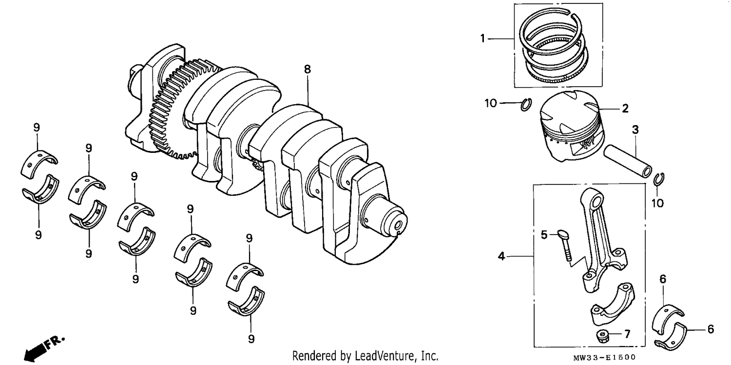 CRANKSHAFT/PISTON