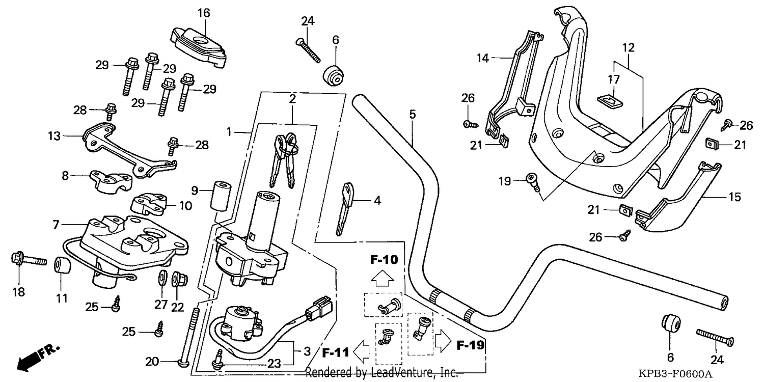 HANDLE PIPE/HANDLE COVER (NSS2501/NSS250A)