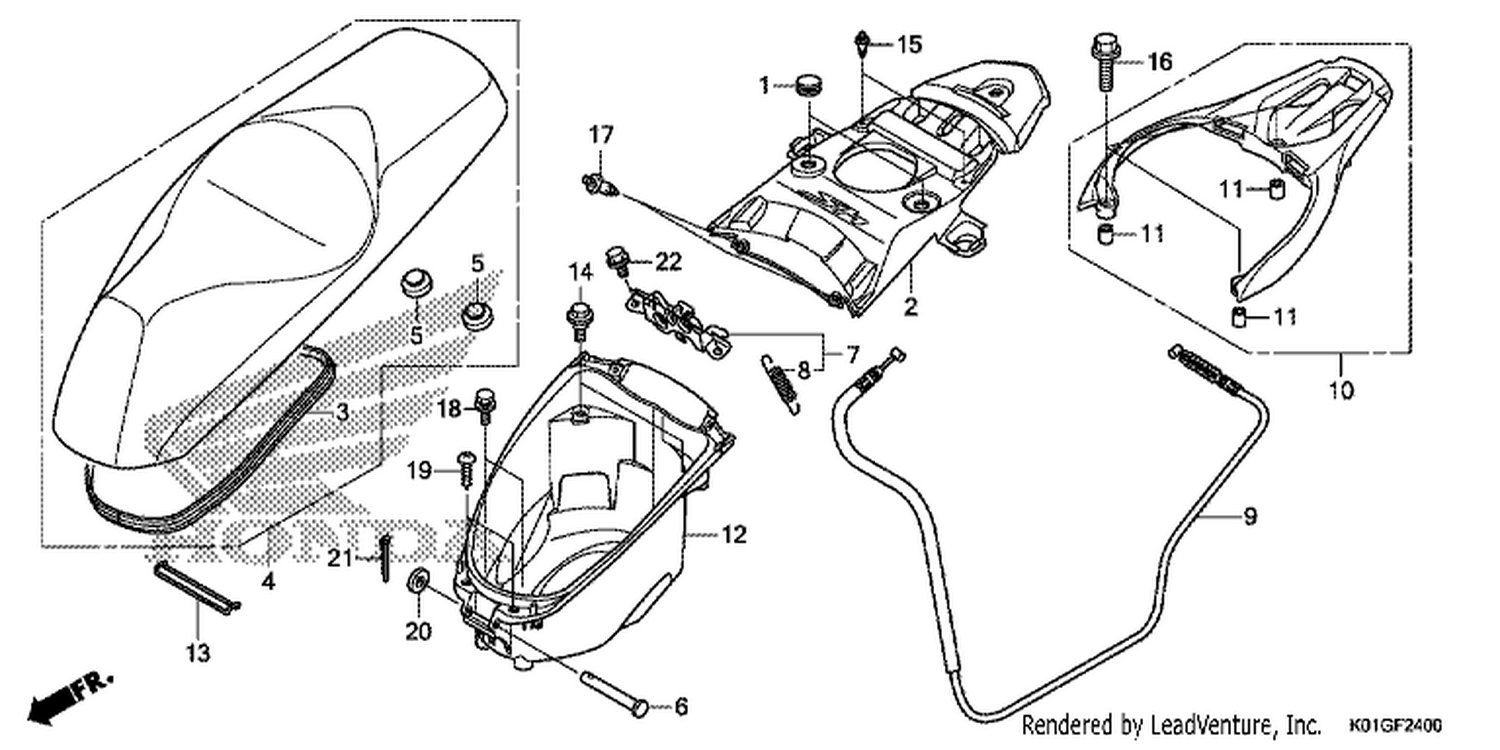  SEAT/LUGGAGE BOX