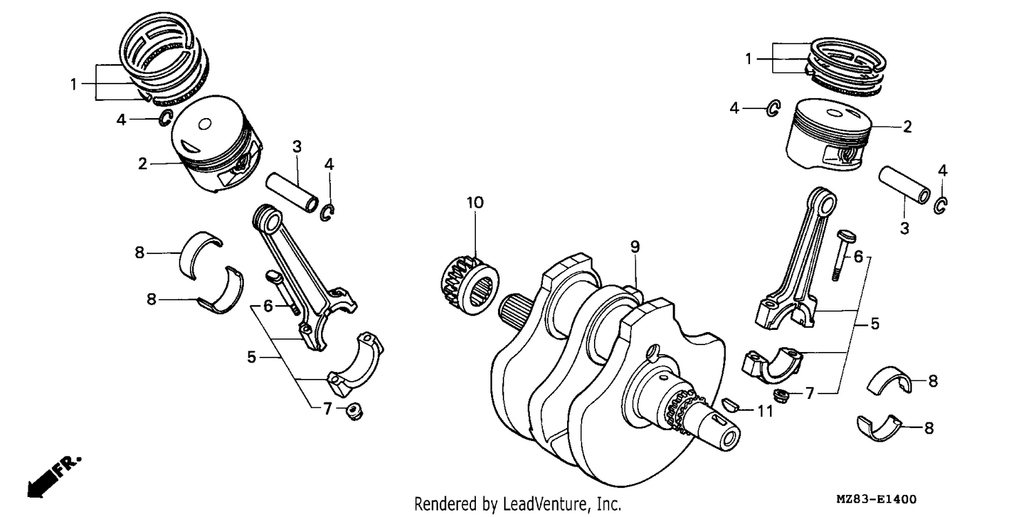 CRANKSHAFT/PISTON