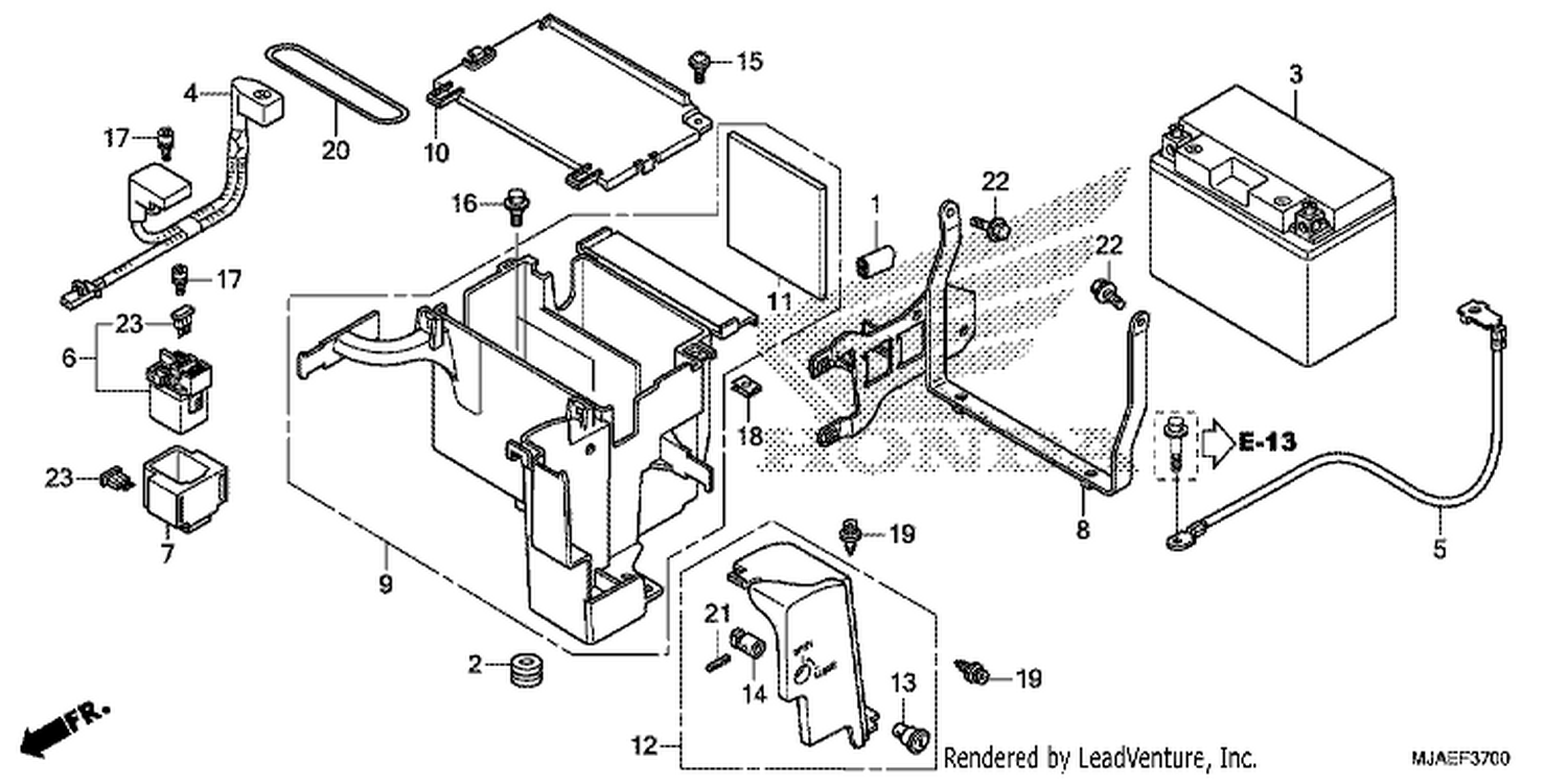  BATTERY (VT750C2B/ C)