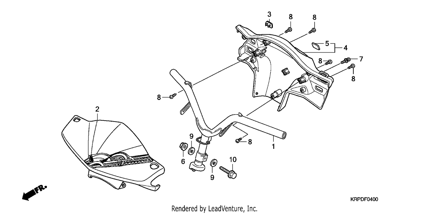 STEERING HANDLE/HANDLE CO VER