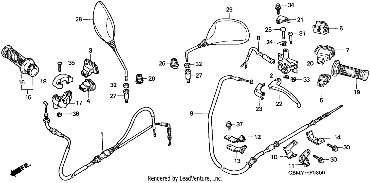 HANDLE LEVER/SWITCH/CABLE
