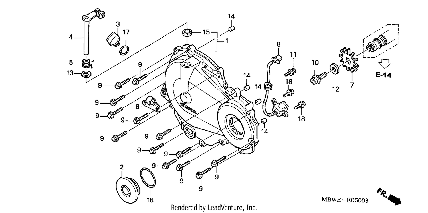 RIGHT CRANKCASE COVER
