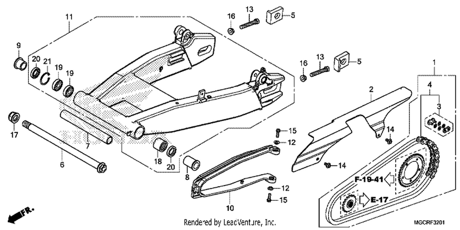  1 SWINGARM (CB1100NA/NAD)