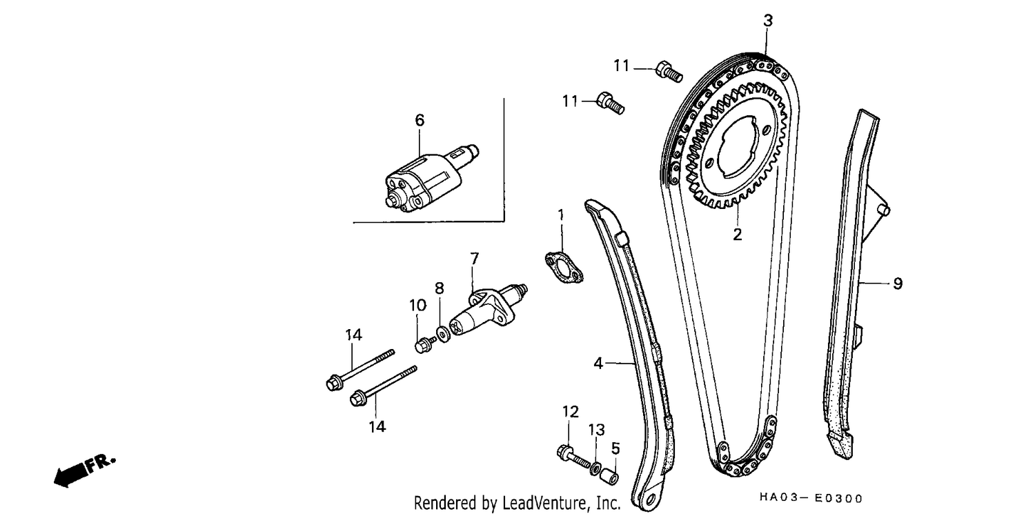 CAM CHAIN/TENSIONER