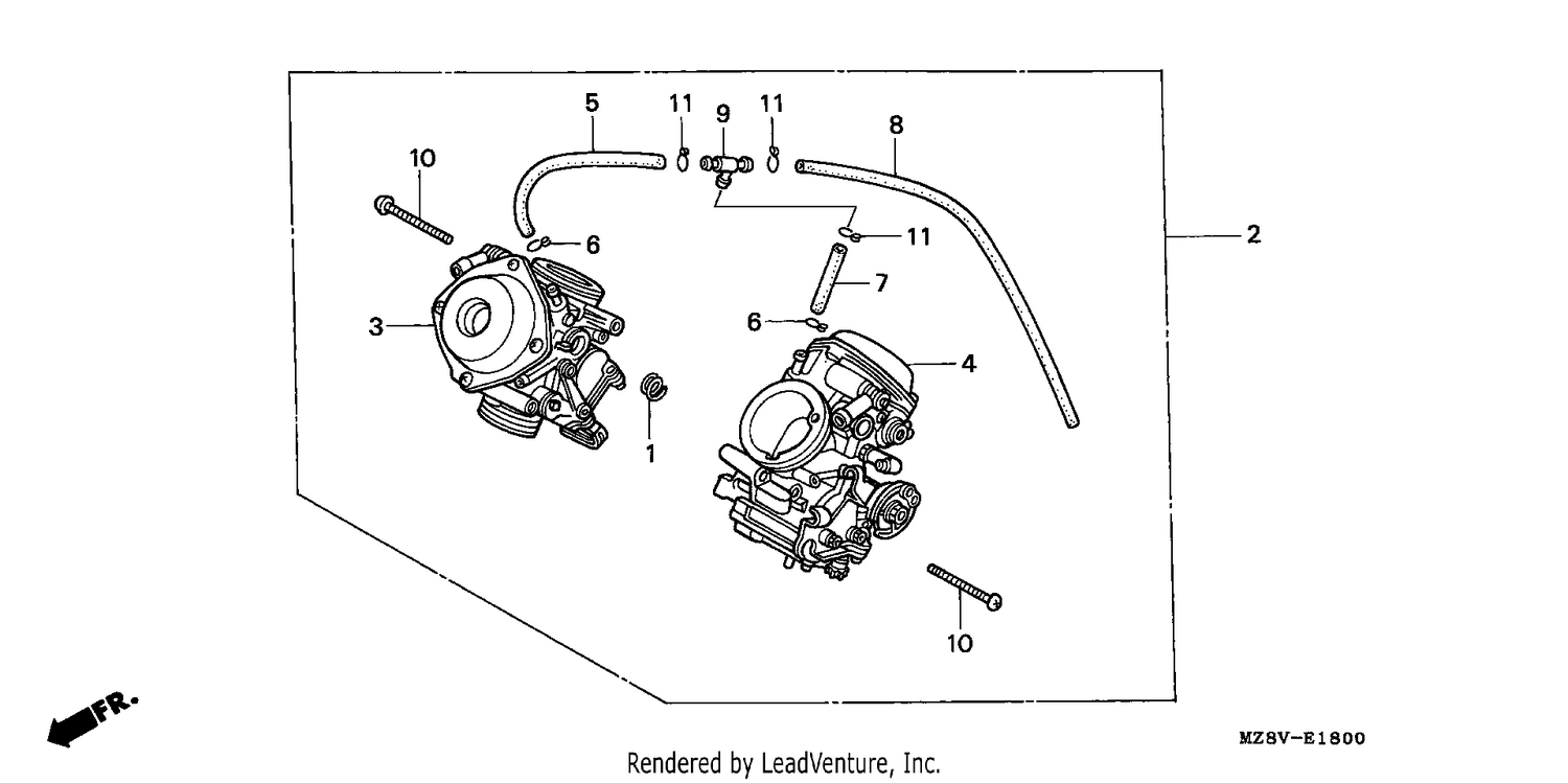 CARBURETOR (DUAL) (ASSY.)