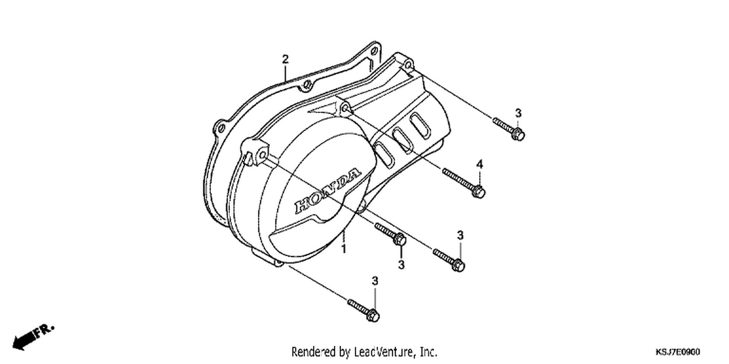  LEFT CRANKCASE COVER