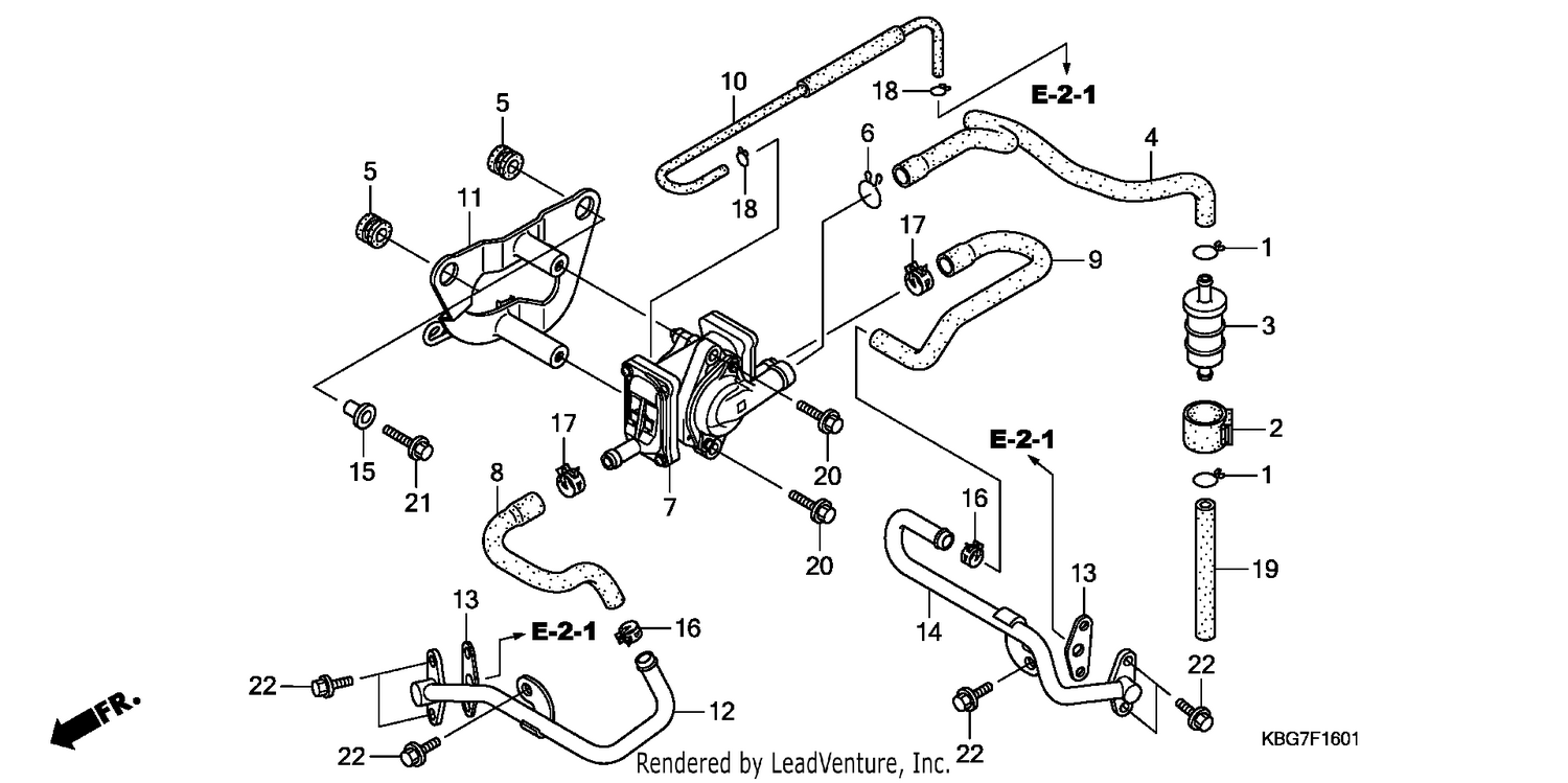 AIR SUCTION VALVE (CB250P6)