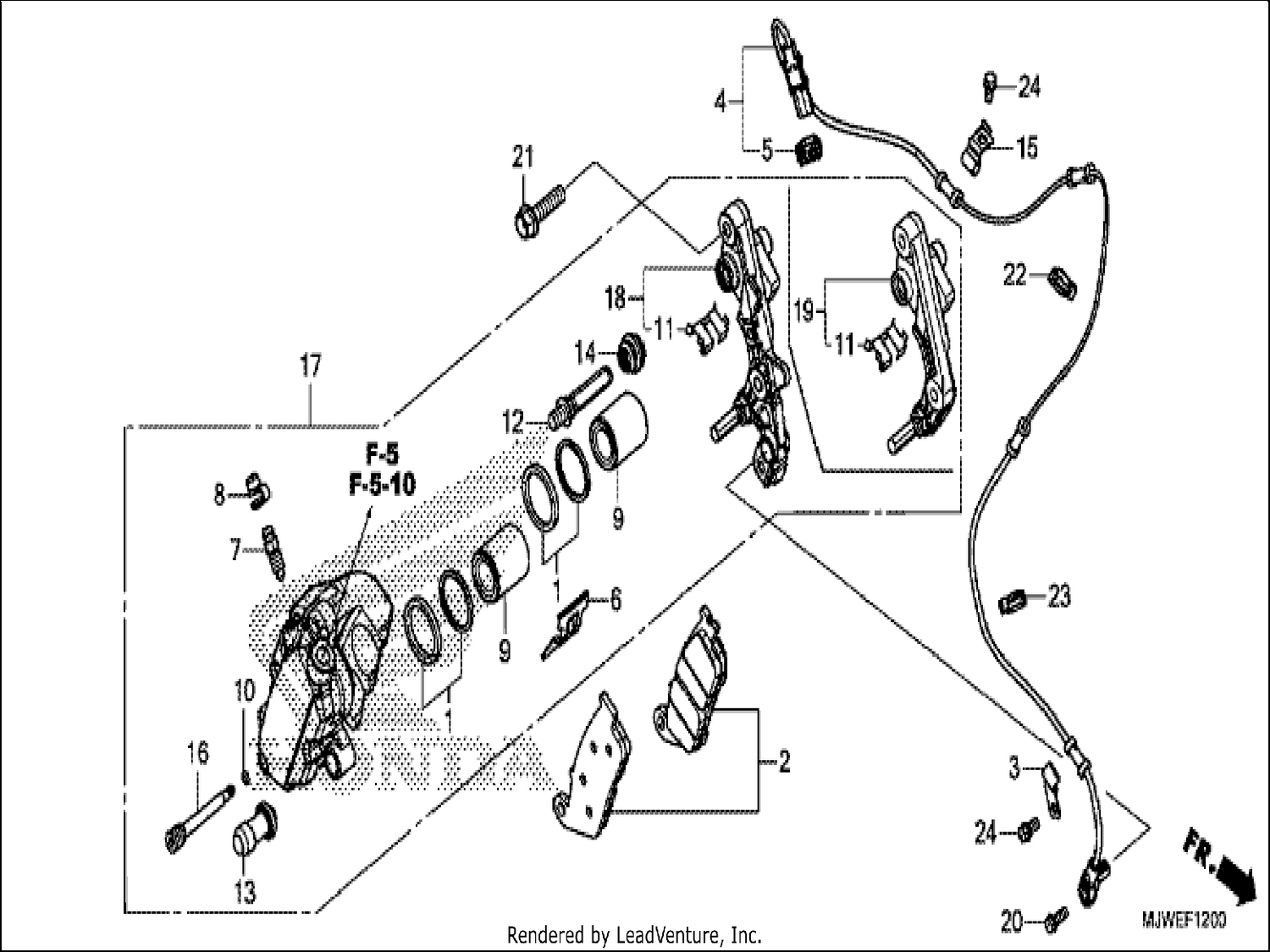  FRONT BRAKE CALIPER