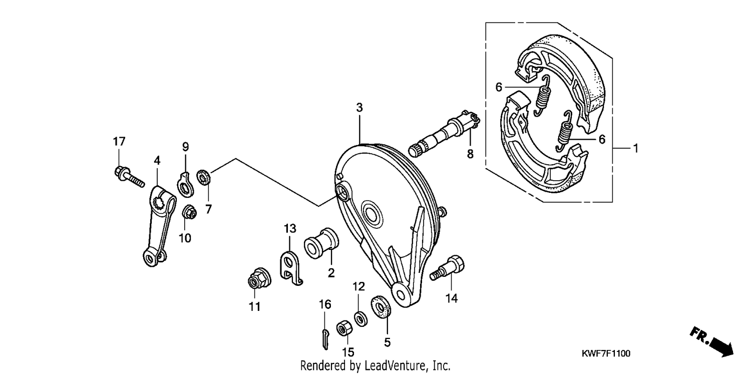 REAR BRAKE PANEL