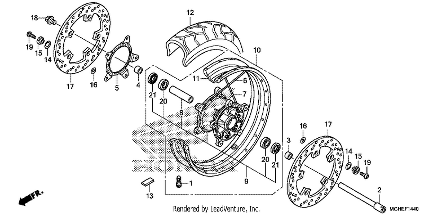  40 FRONT WHEEL