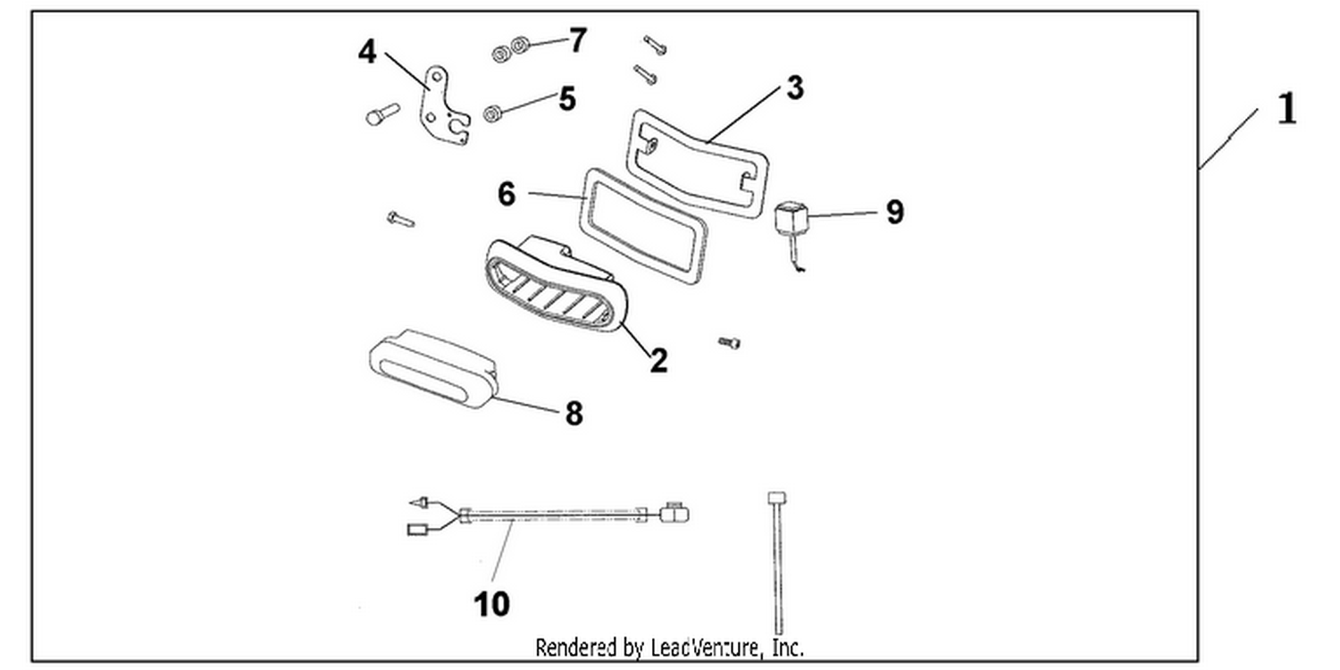  01 REAR FOG LI GHT SET