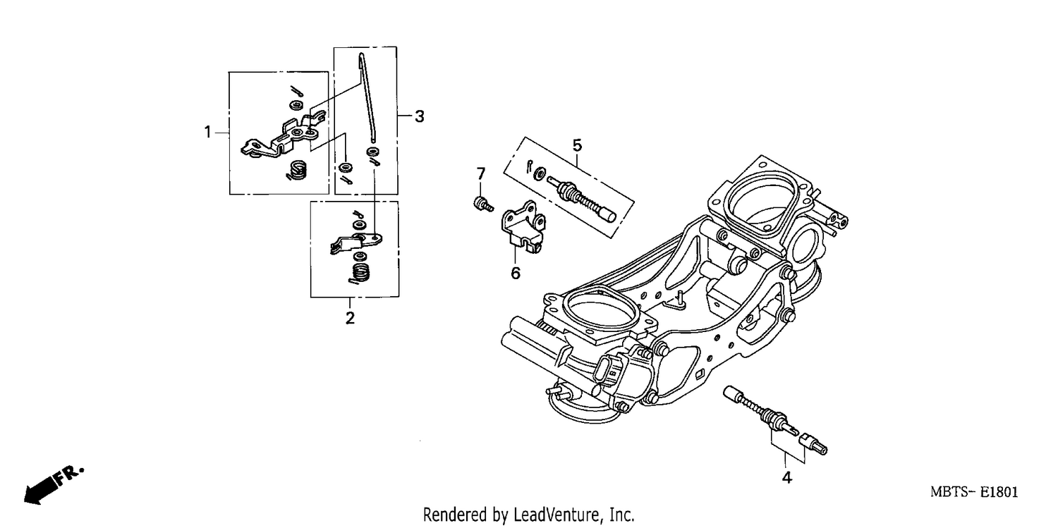 THROTTLE BODY (COMPONENT PARTS)