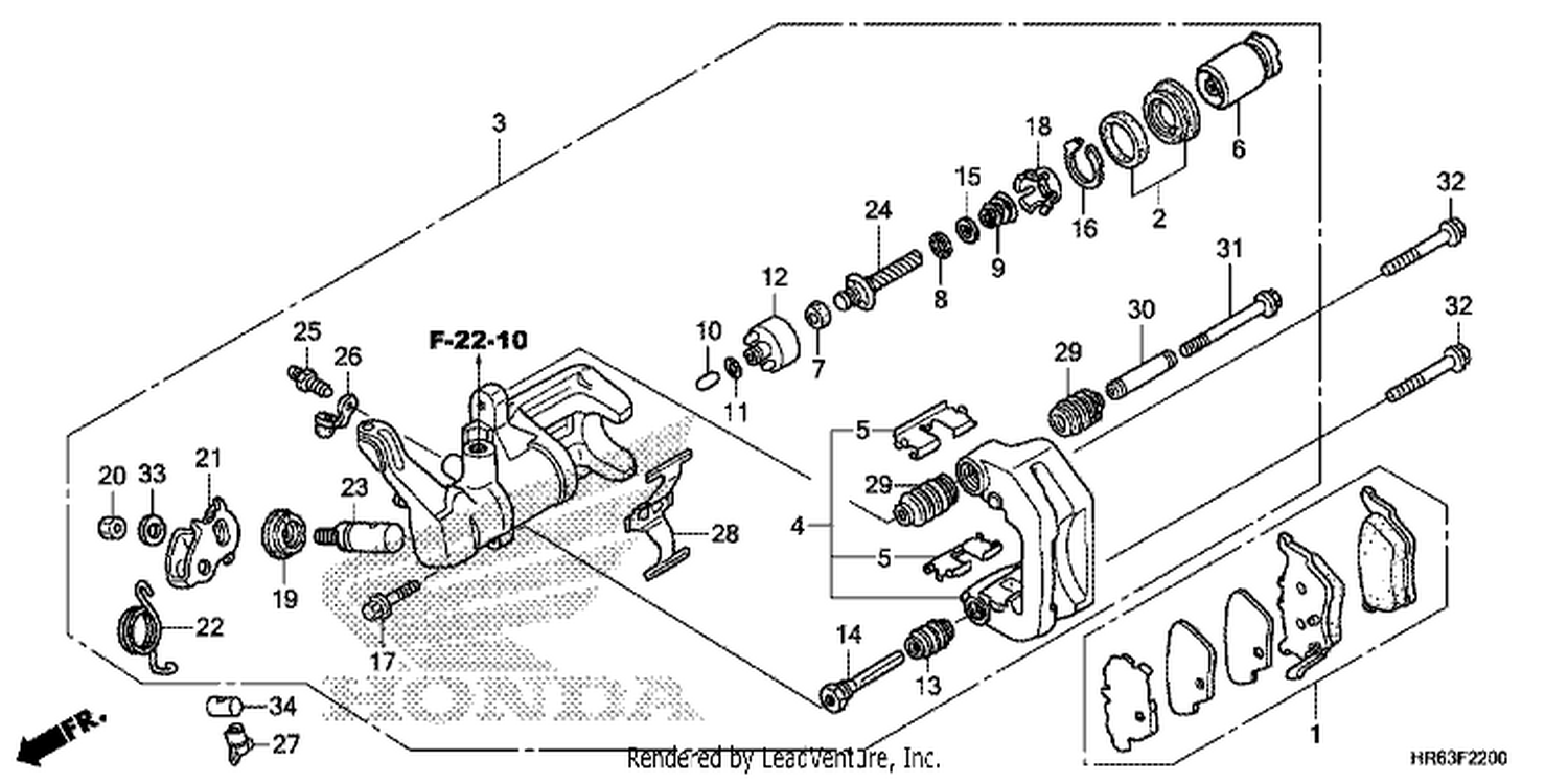  REAR BRAKE CALIPER