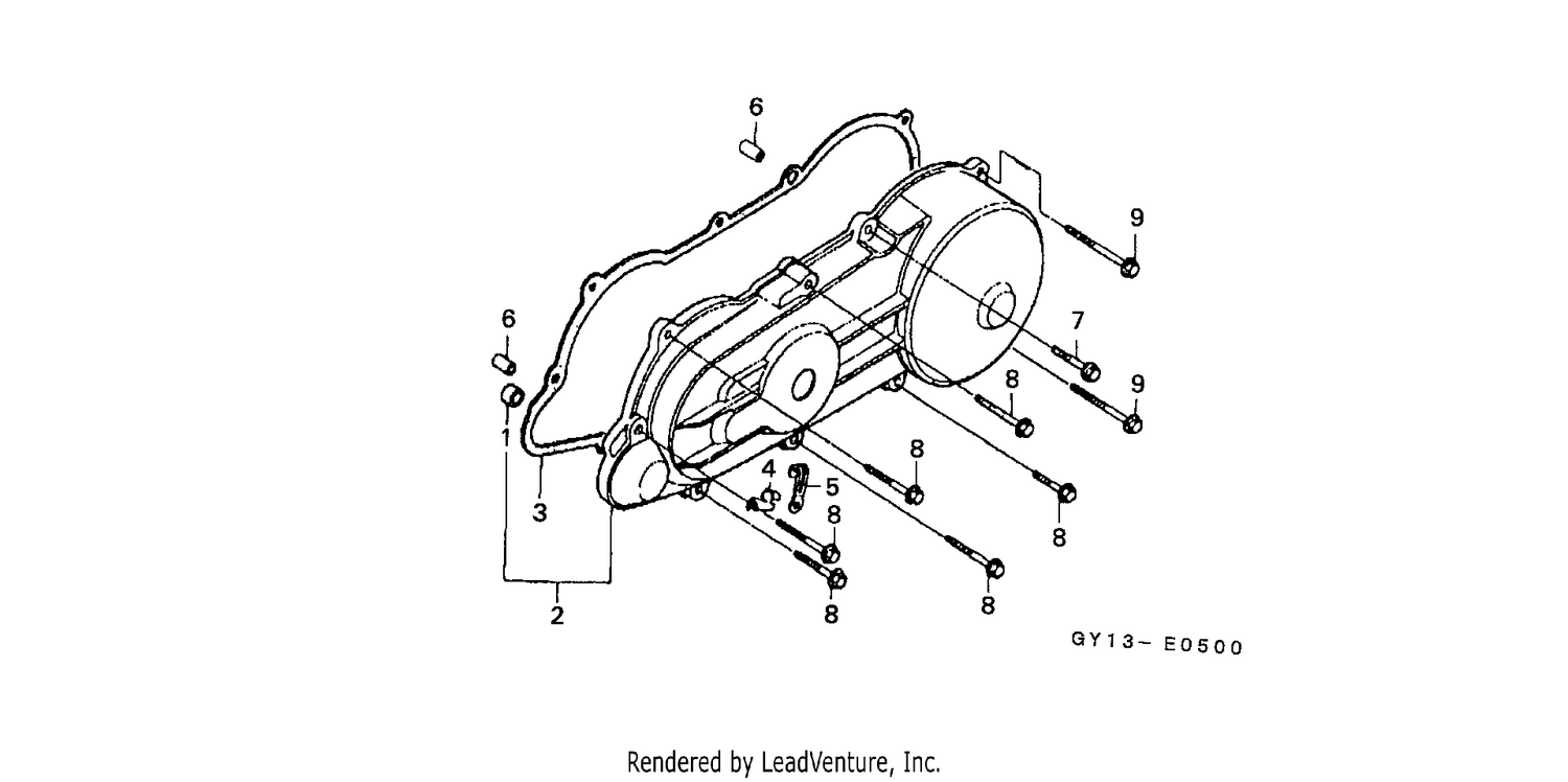 LEFT CRANKCASE COVER