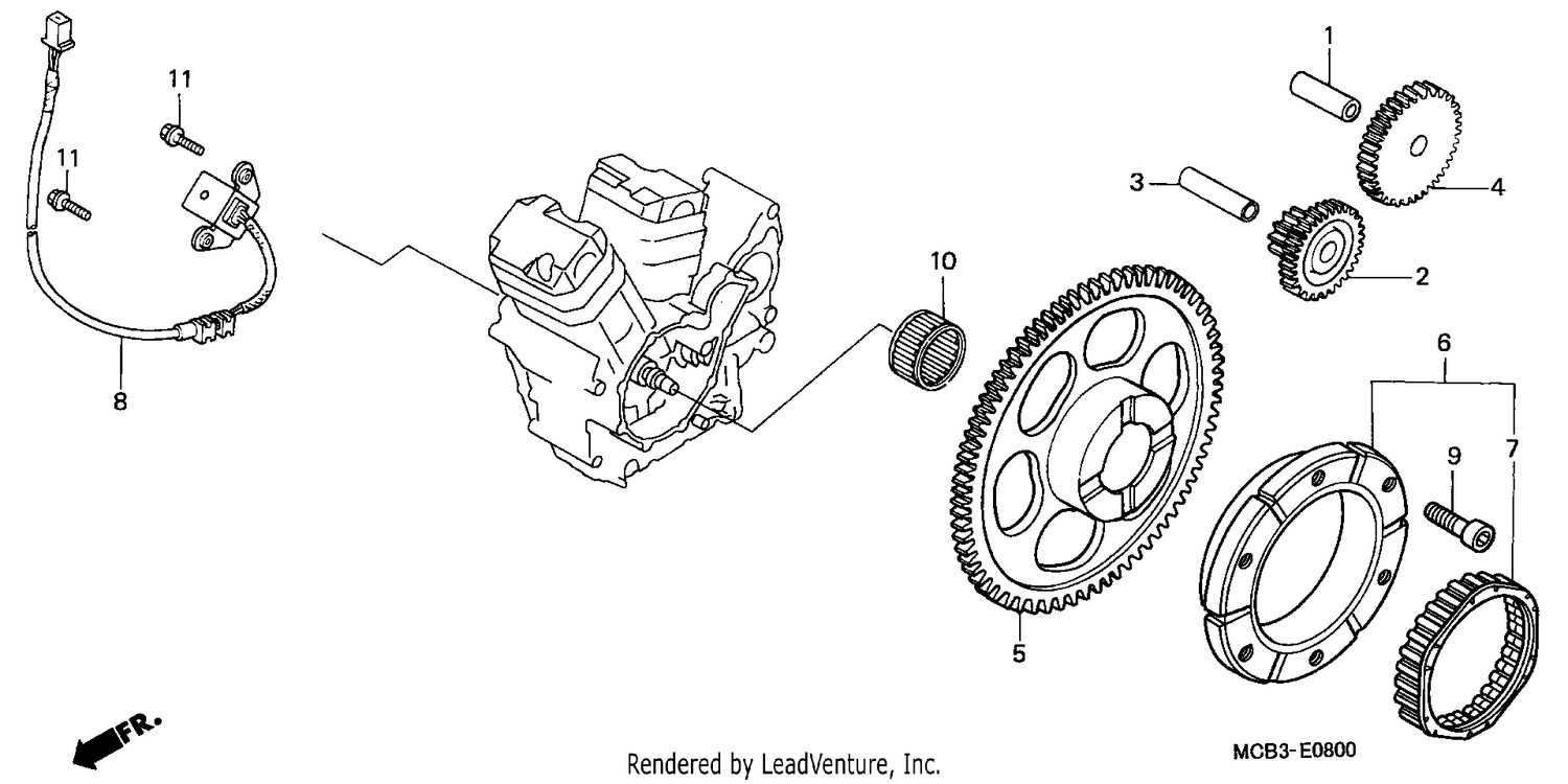 PULSE GENERATOR/ STARTING CLUTCH