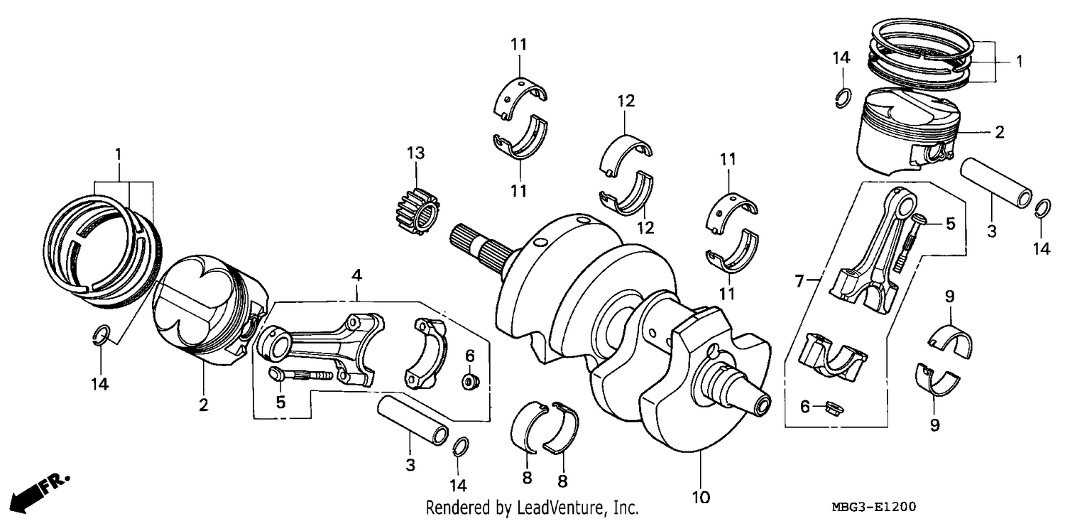 CRANKSHAFT/PISTON