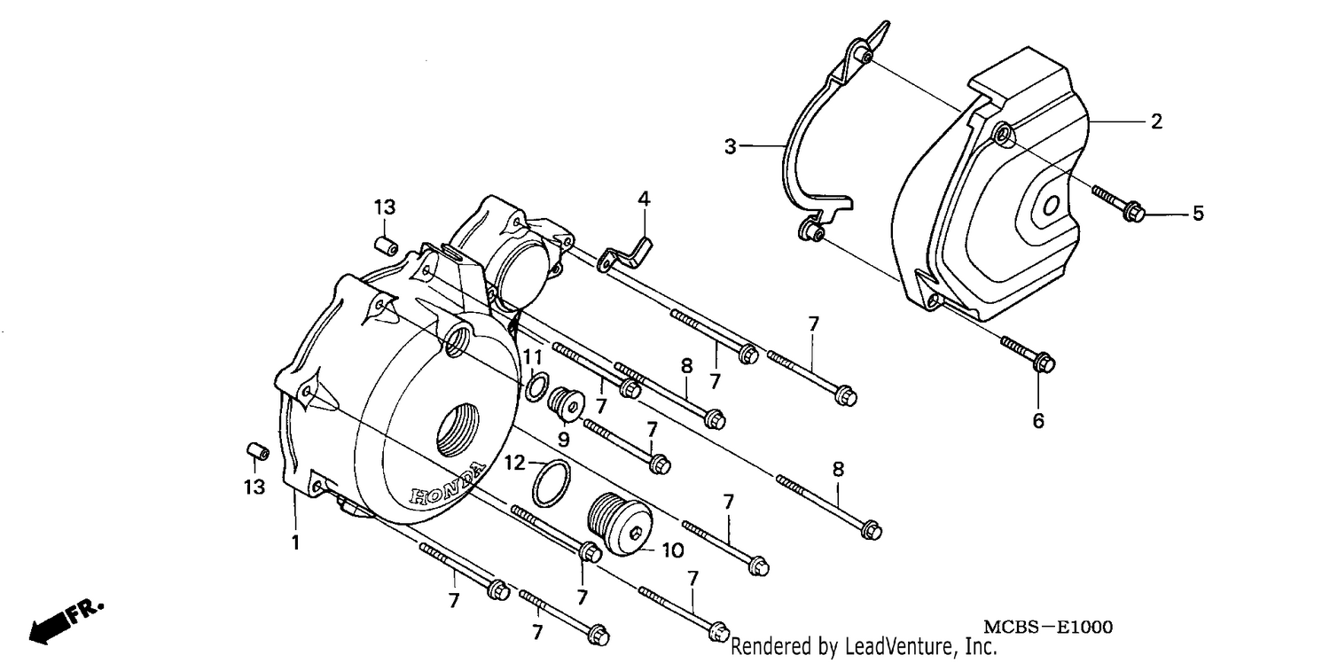 LEFT CRANKCASE COVER