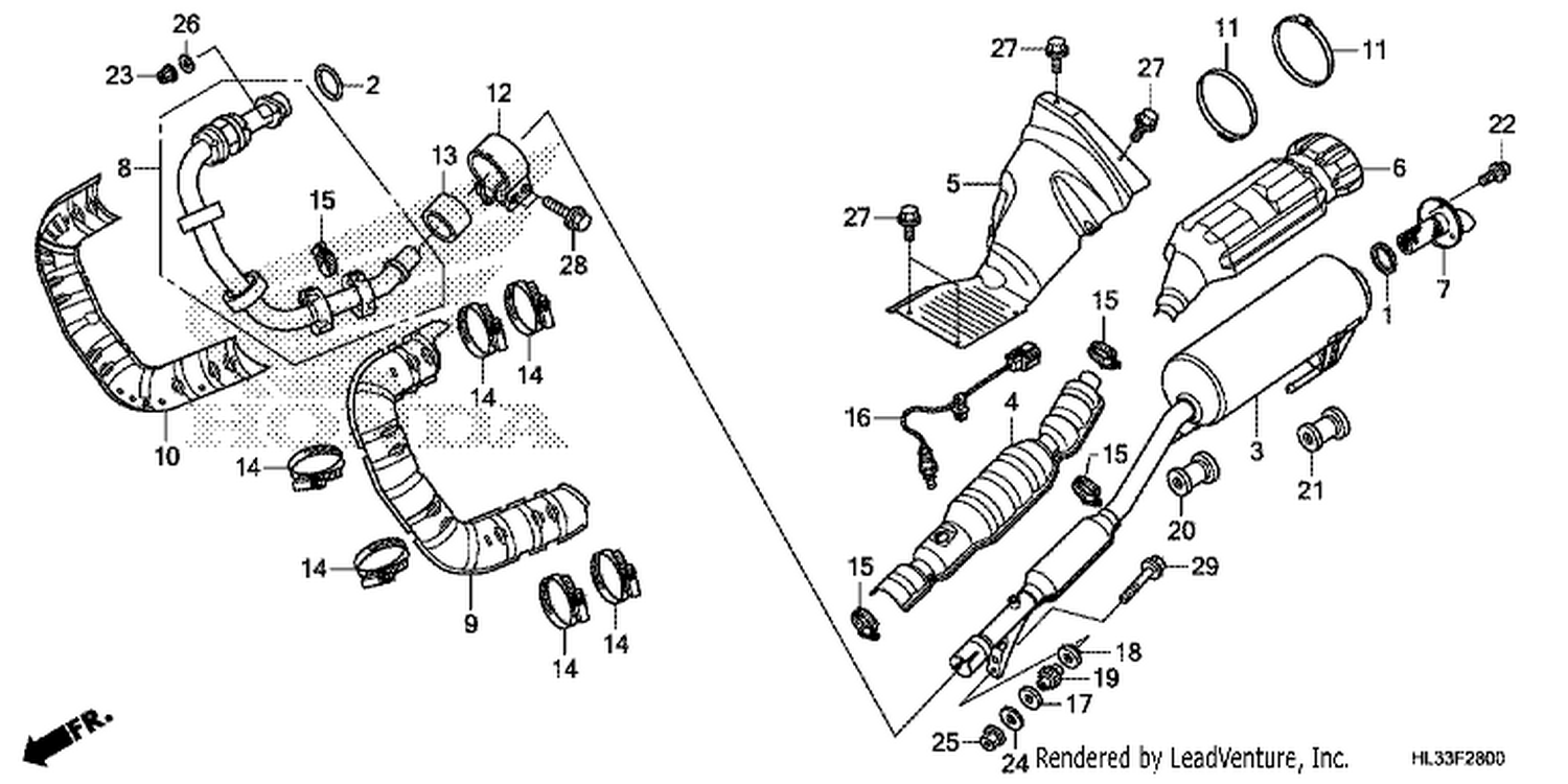  EXHAUST MUFFLER