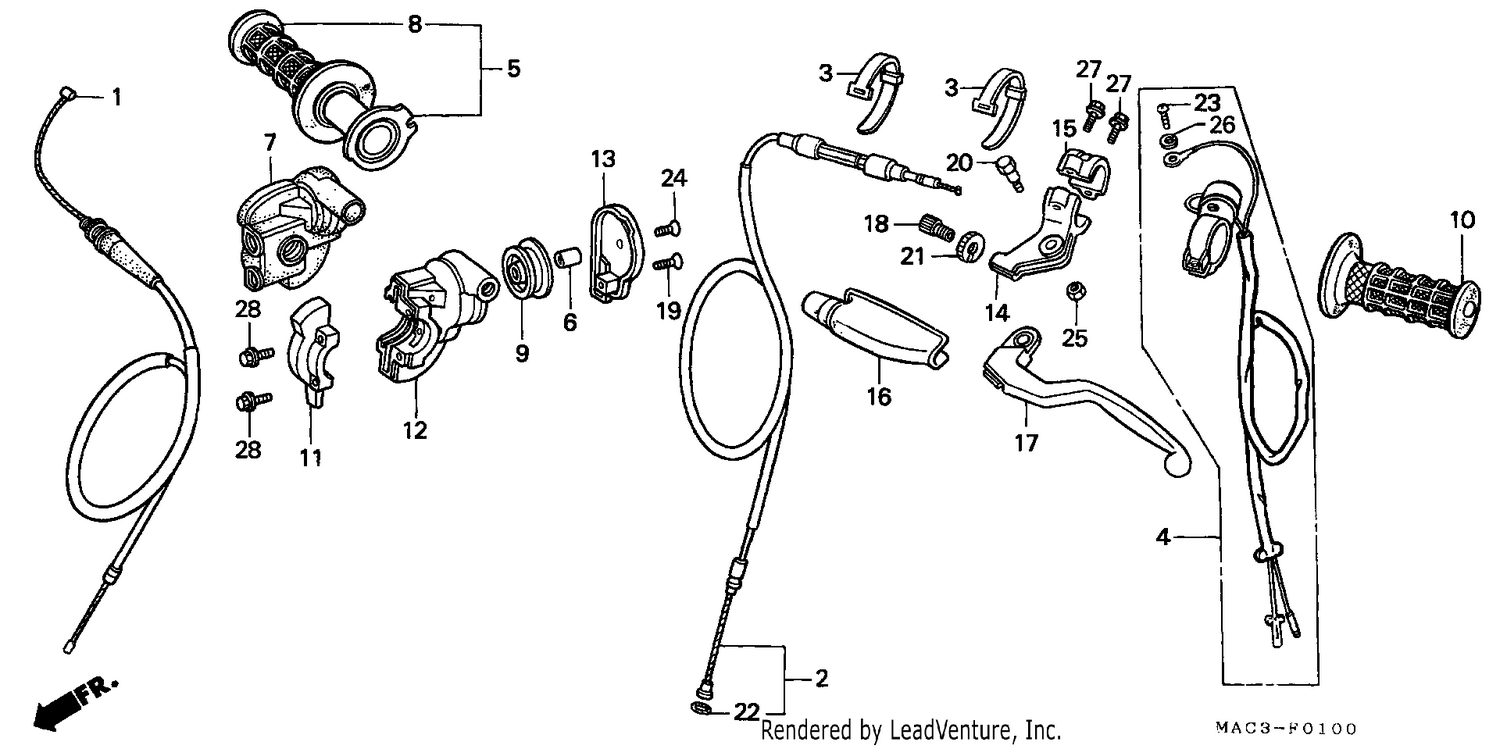 HANDLE LEVER/SWITCH/CABLE
