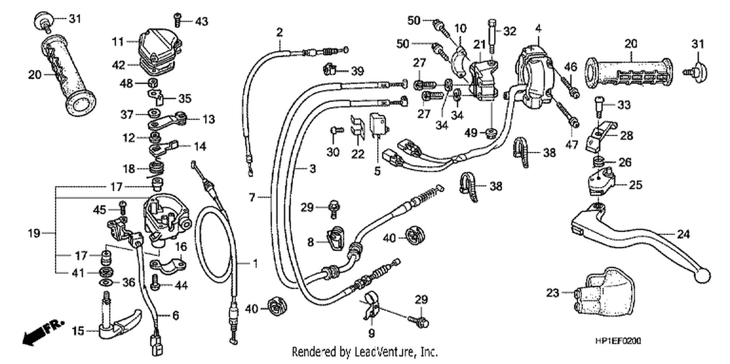  HANDLE LEVER/ SWI TCH/ CABLE