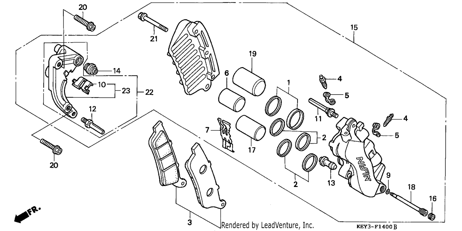 FRONT BRAKE CALIPER