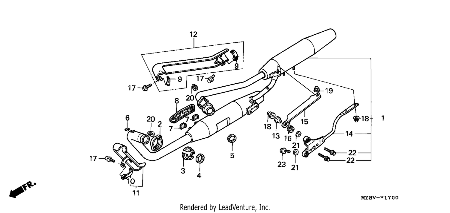 EXHAUST MUFFLER