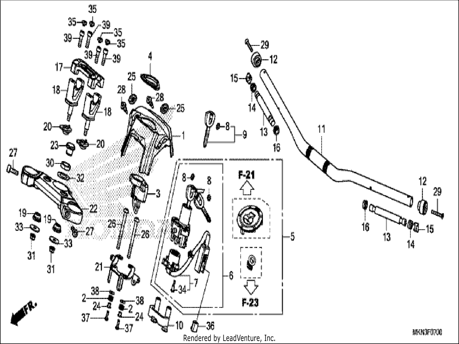  HANDLE PIPE/TOP BRIDGE