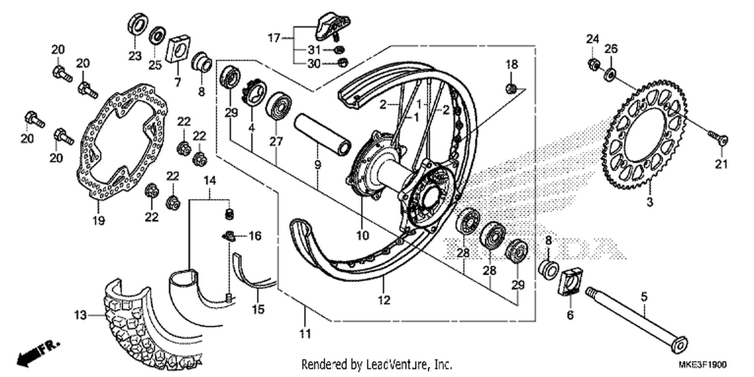  REAR WHEEL