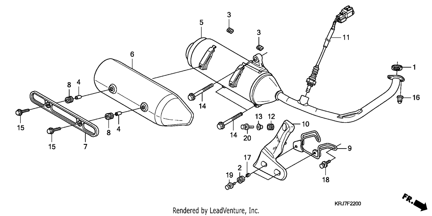 EXHAUST MUFFLER