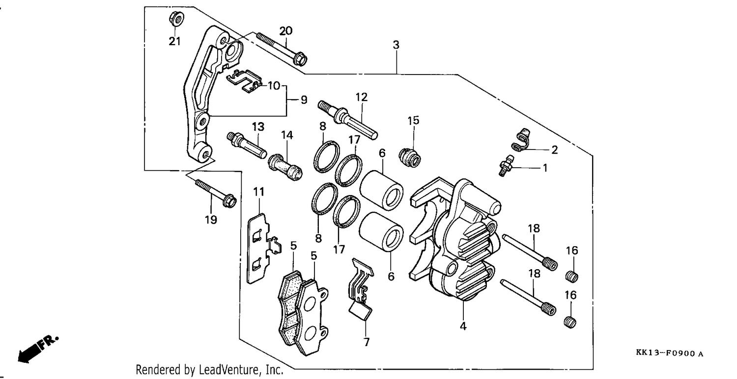 FRONT BRAKE CALIPER (1)