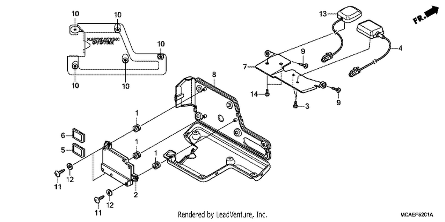  1 NAVIGATION UNIT (GL1800C/D/E/F/G)