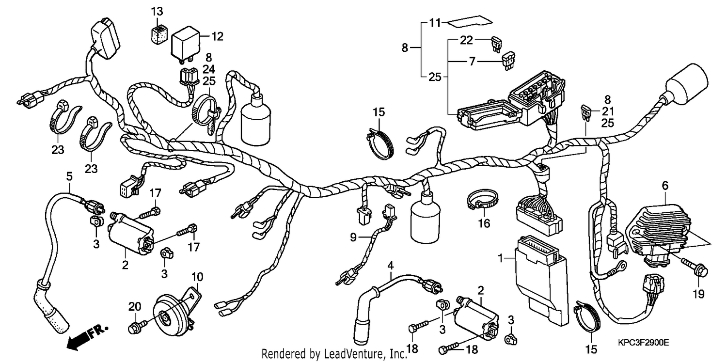 WIRE HARNESS (XL125V1/2/3/4/5/6)