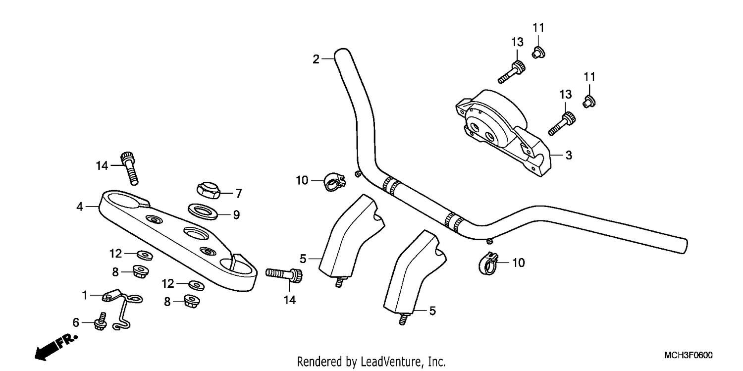 HANDLE PIPE/TOP BRIDGE