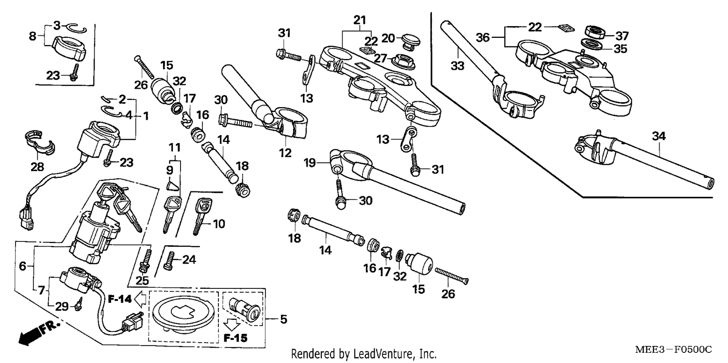 HANDLE PIPE/TOP BRIDGE