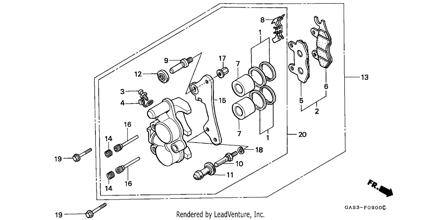 FRONT BRAKE CALIPER