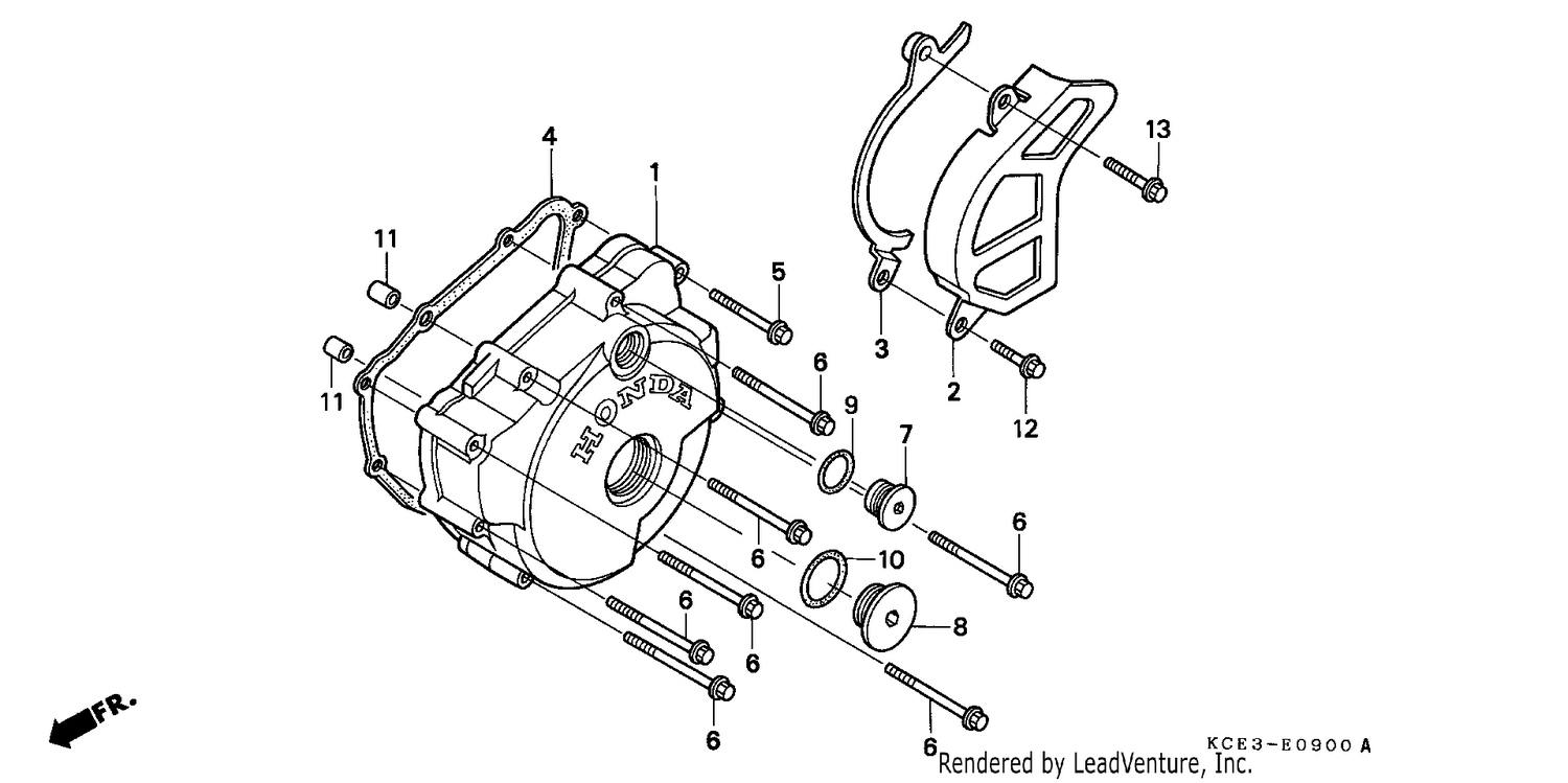 LEFT CRANKCASE COVER