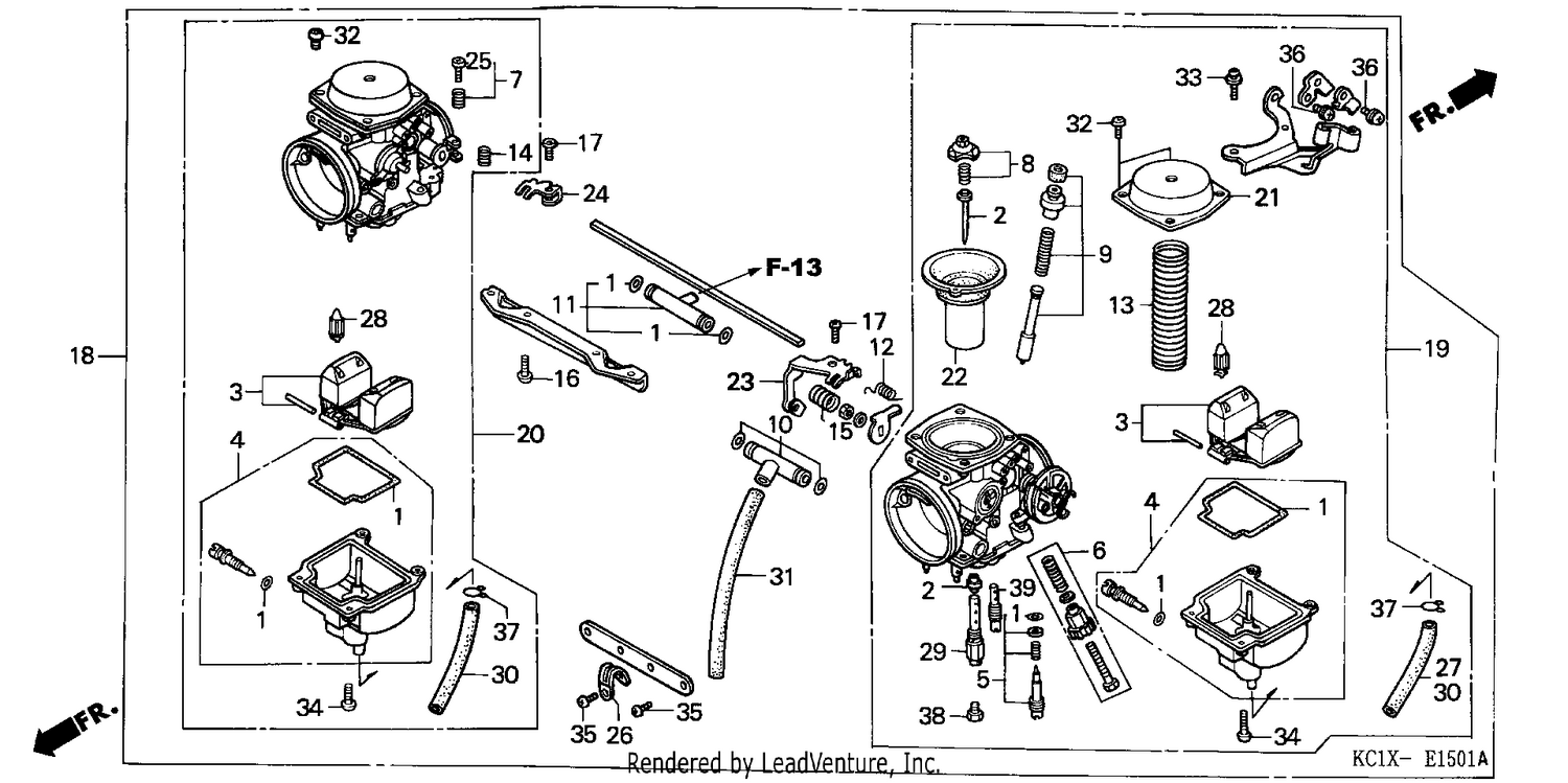 CARBURETOR (CB125TDJ/TP)