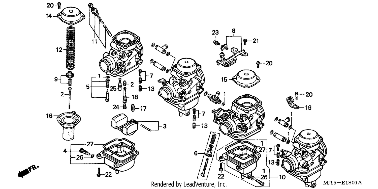 CARBURETOR (COMPONENT PARTS)