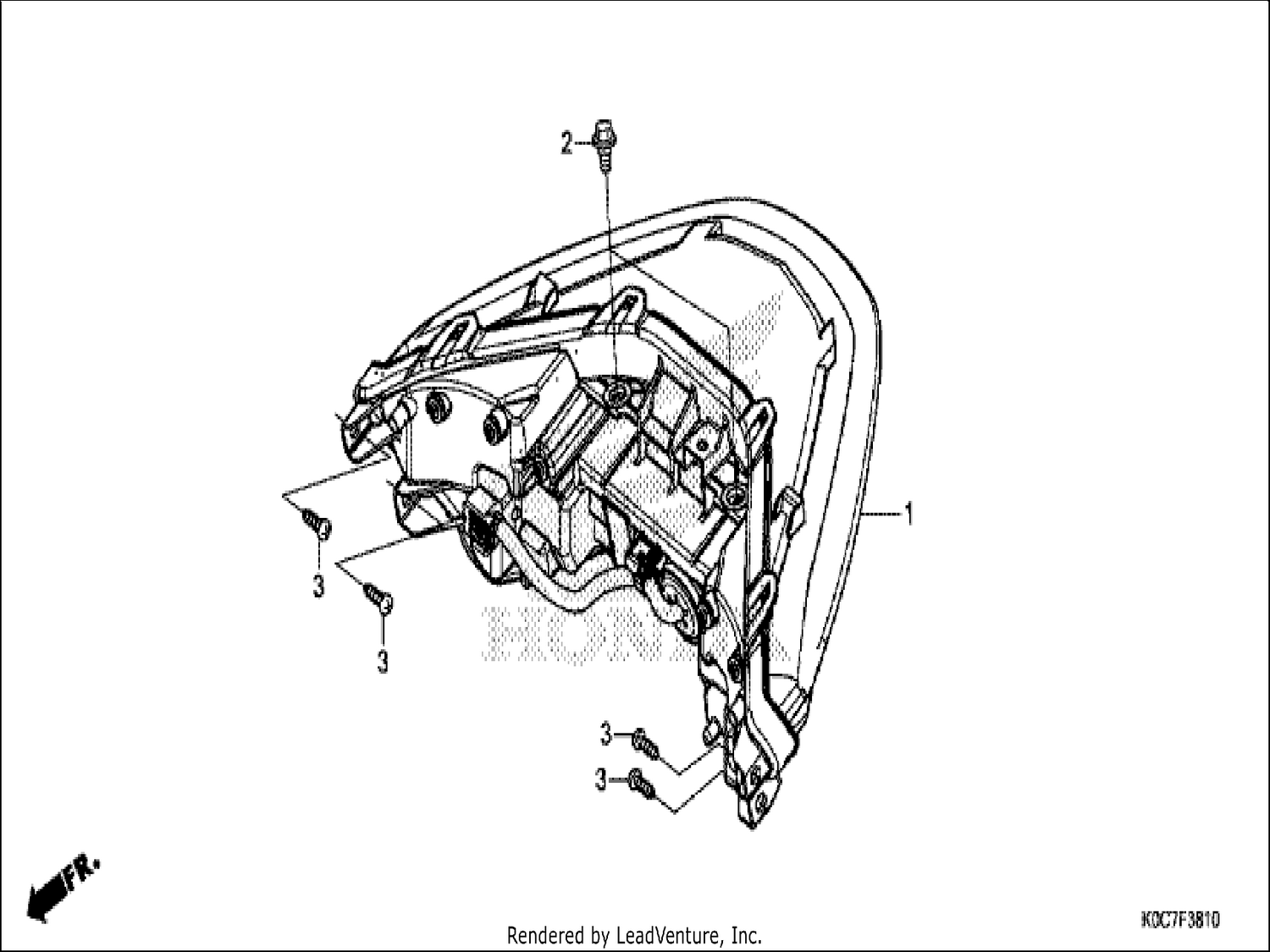  10 REAR COMBINATION LIGHT